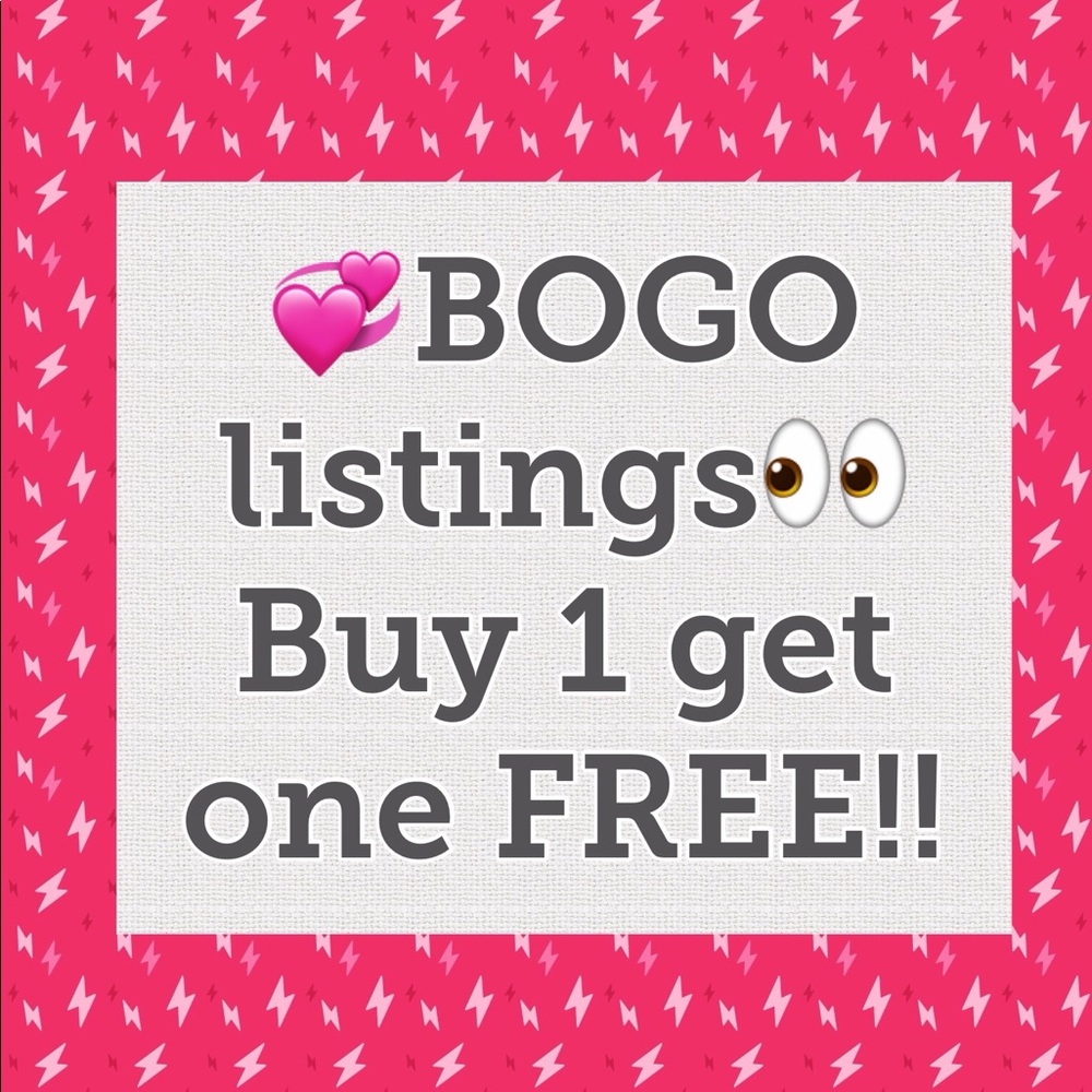 BOGO‼️SELECT ITEMS WITH BOGO LOGO‼️